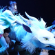 Pictured are Chihiro, Haku the dragon, and the small versions of Boh and Yu-Bird.